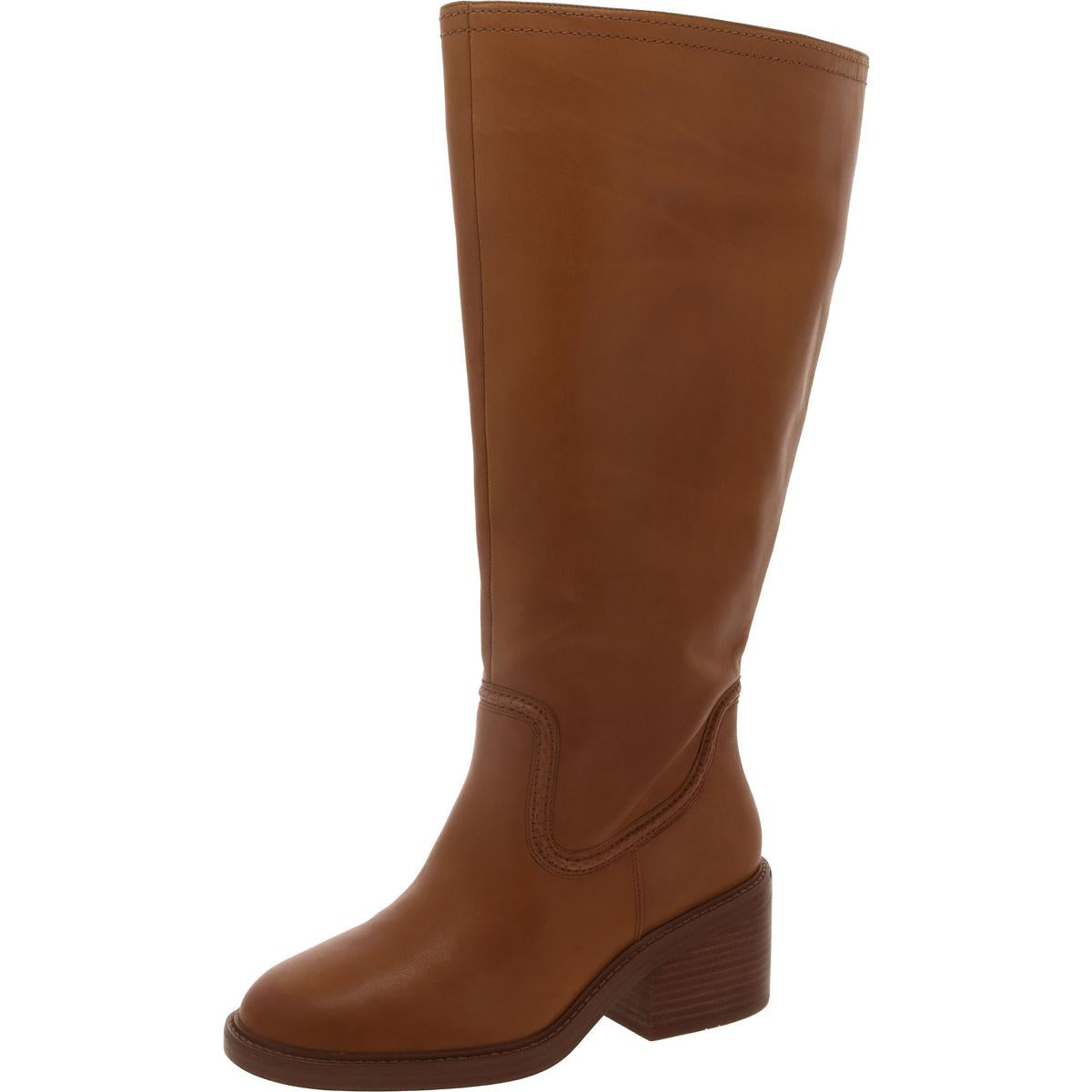 Vuliann 4 Womens Leather Extra Wide Calf Knee-High Boots