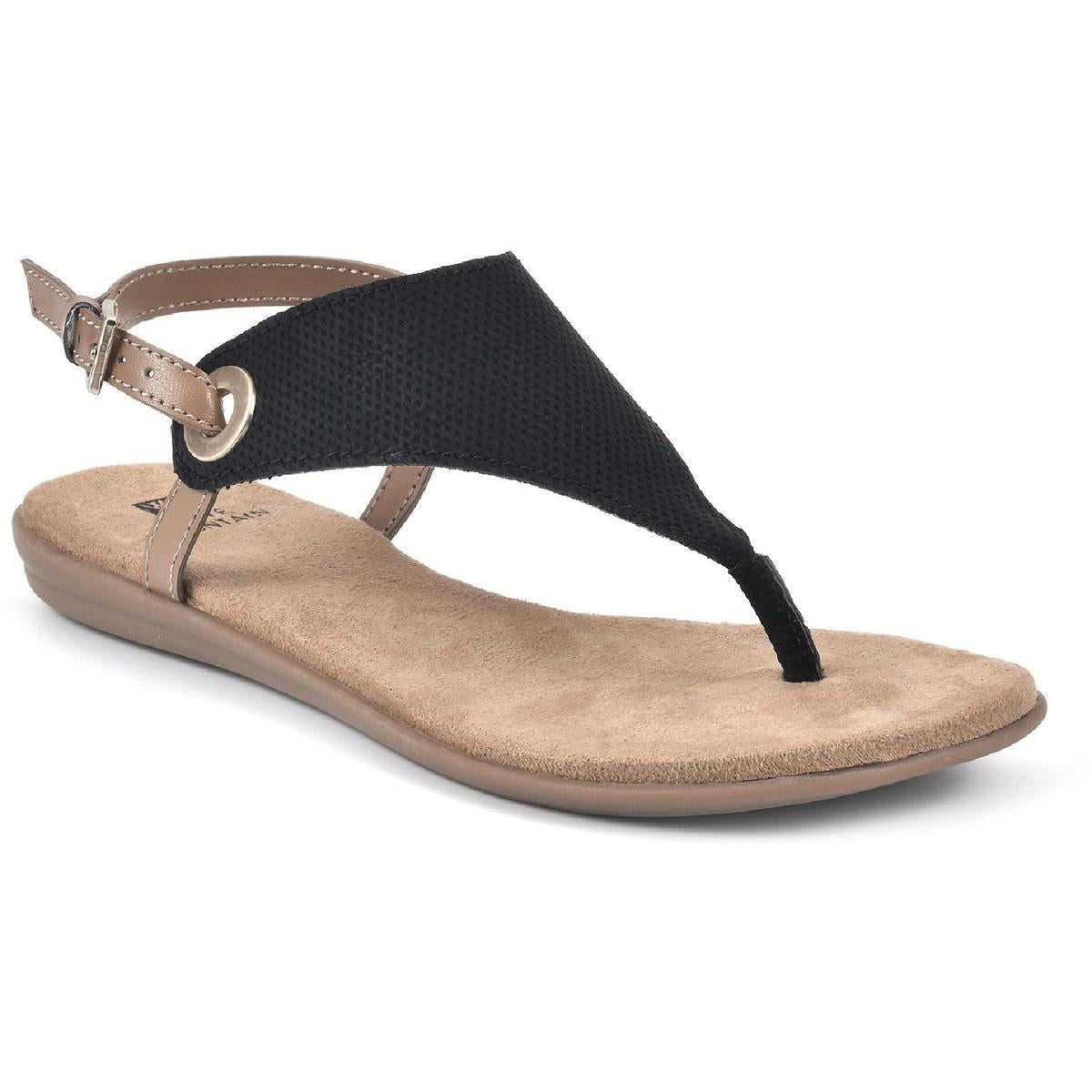 London Womens Buckle Flat Sandals