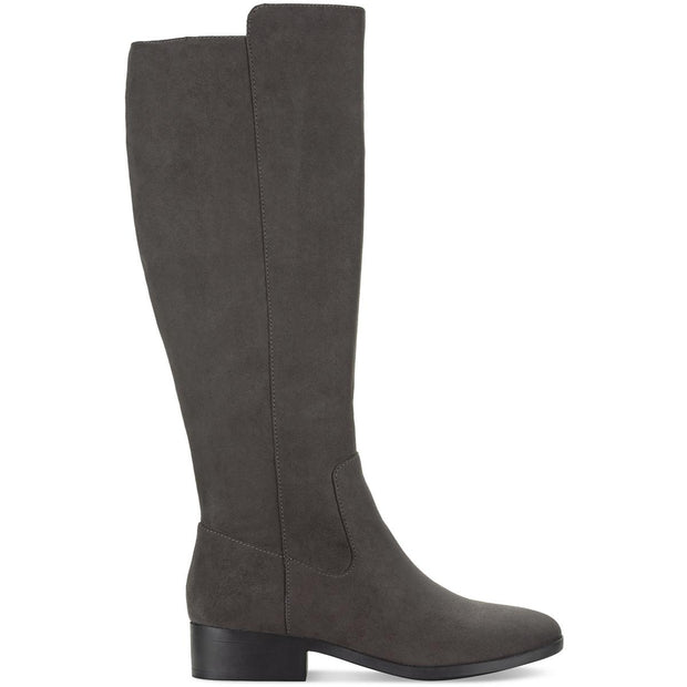 Charmanee Womens Faux Suede Riding Knee-High Boots