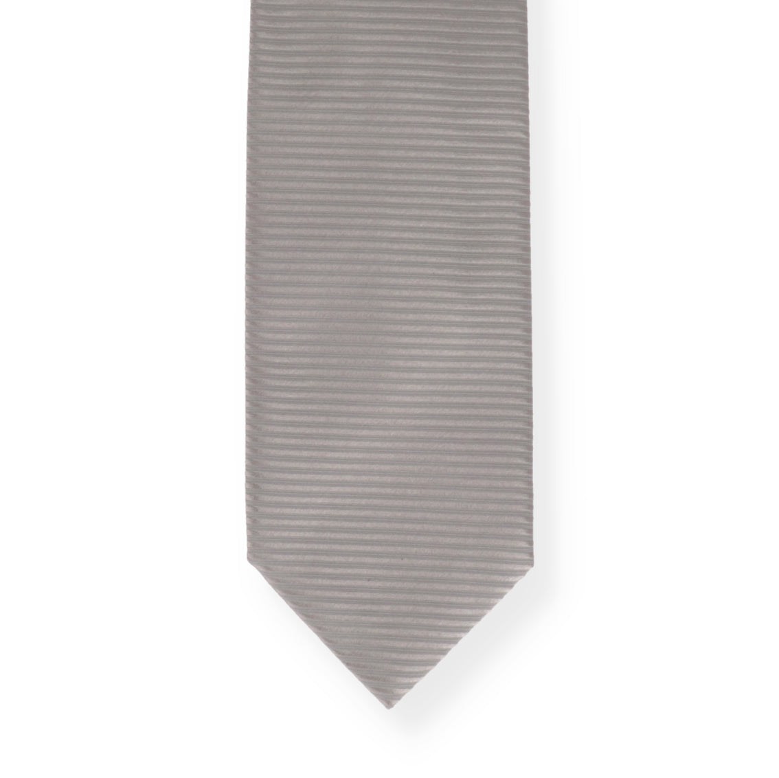 Tom Ford Mens Silver Tie