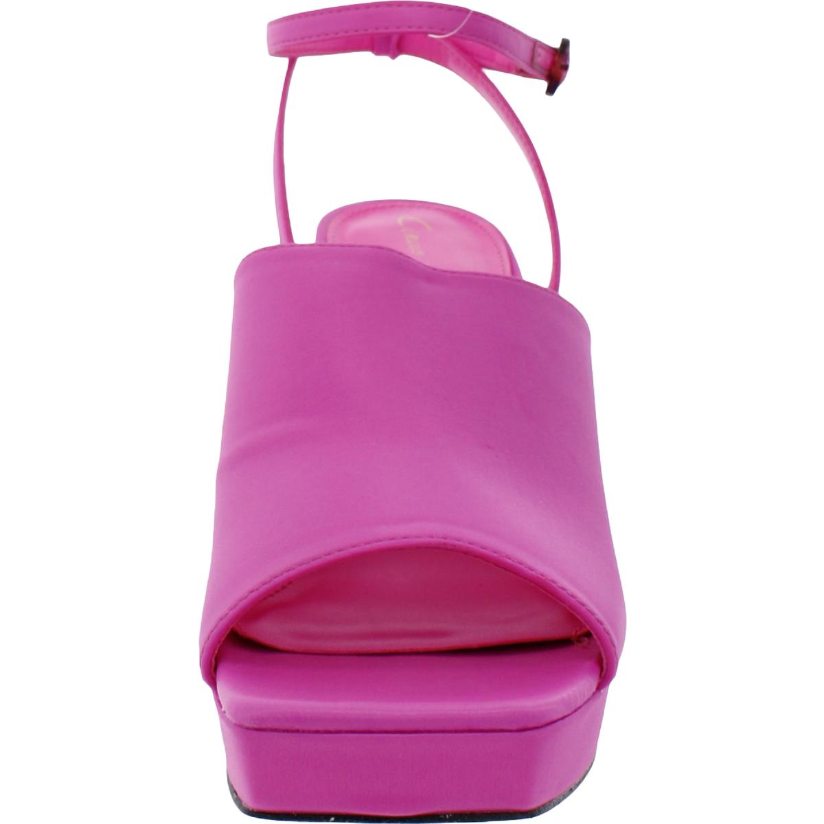 Miranda Womens Covered Platform Platform Sandals