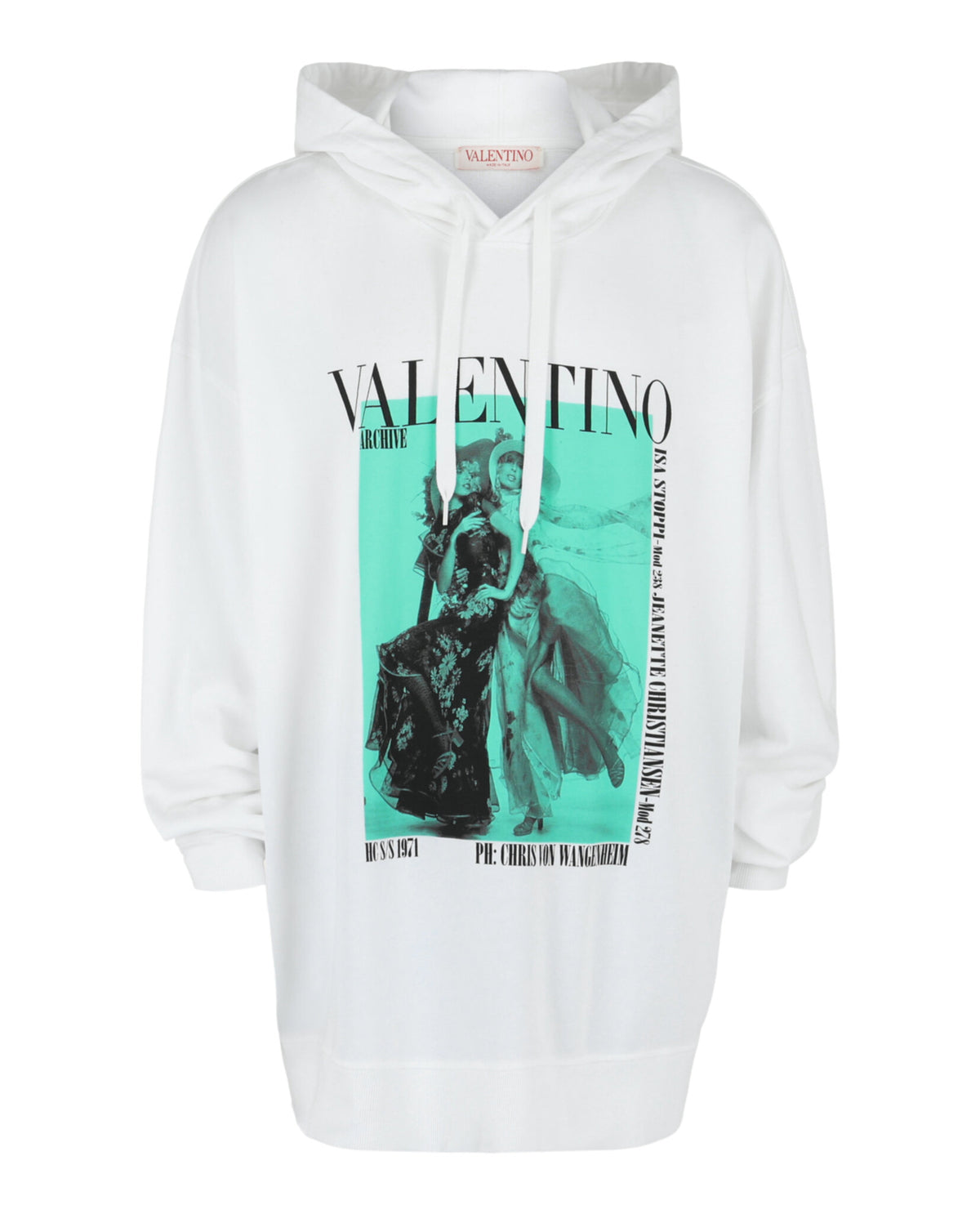 Valentino Valentino Mens Archive Photo Print Hoodie