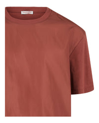 Valentino Valentino Mens Silk Blend Paneled T-Shirt