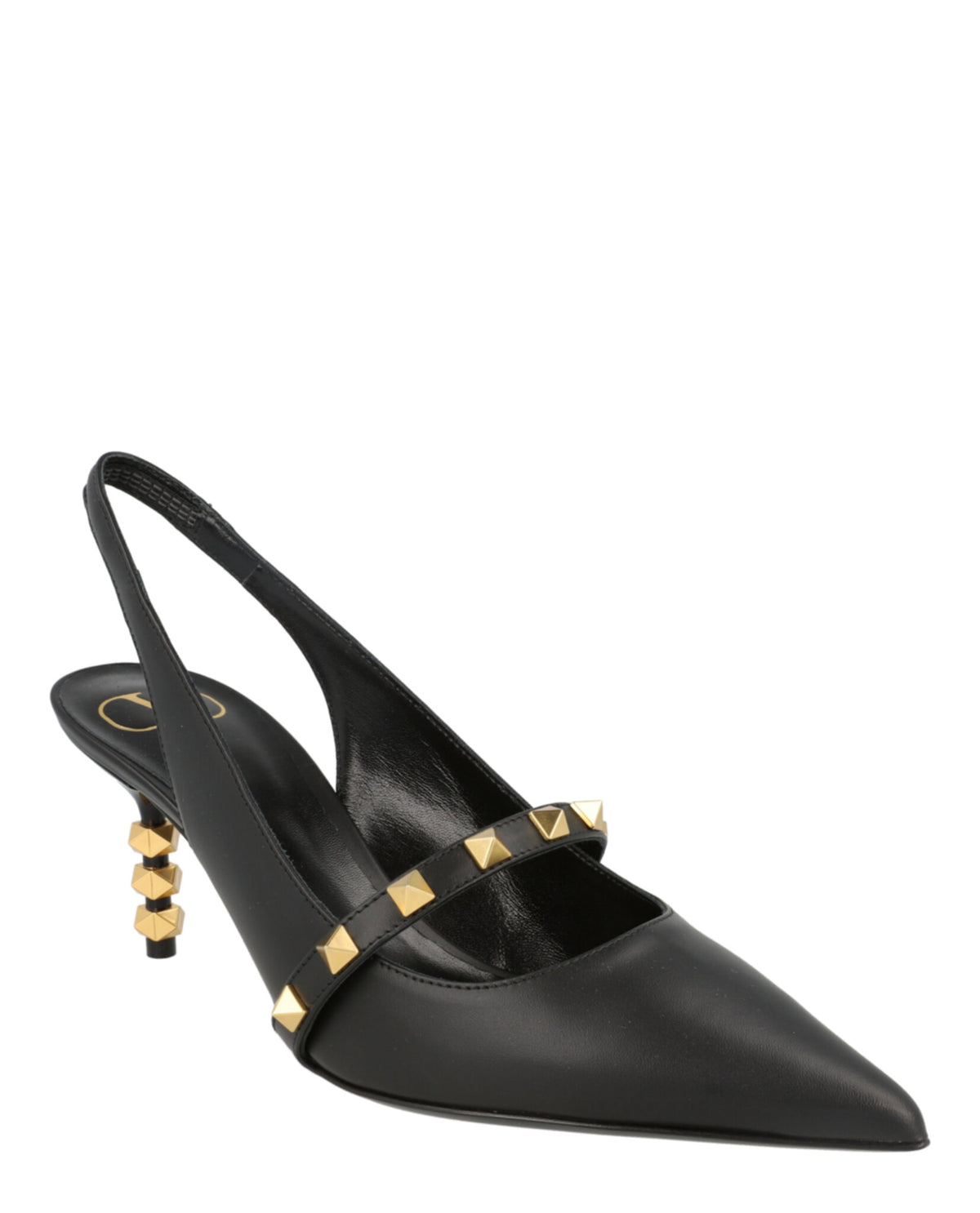 Valentino Valentino Womens Rockstud Slingback Pumps