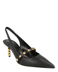 Valentino Valentino Womens Rockstud Slingback Pumps
