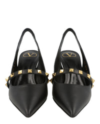 Valentino Valentino Womens Rockstud Slingback Pumps