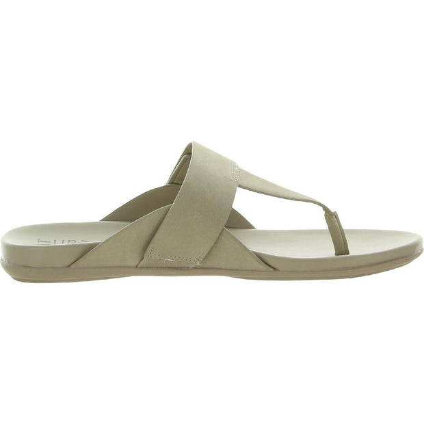 Genn-Twirl Womens Faux Leather Slip On Slide Sandals