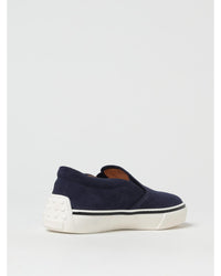 Tod's Suede SlipOn Sneakers Casual Style Men Blue