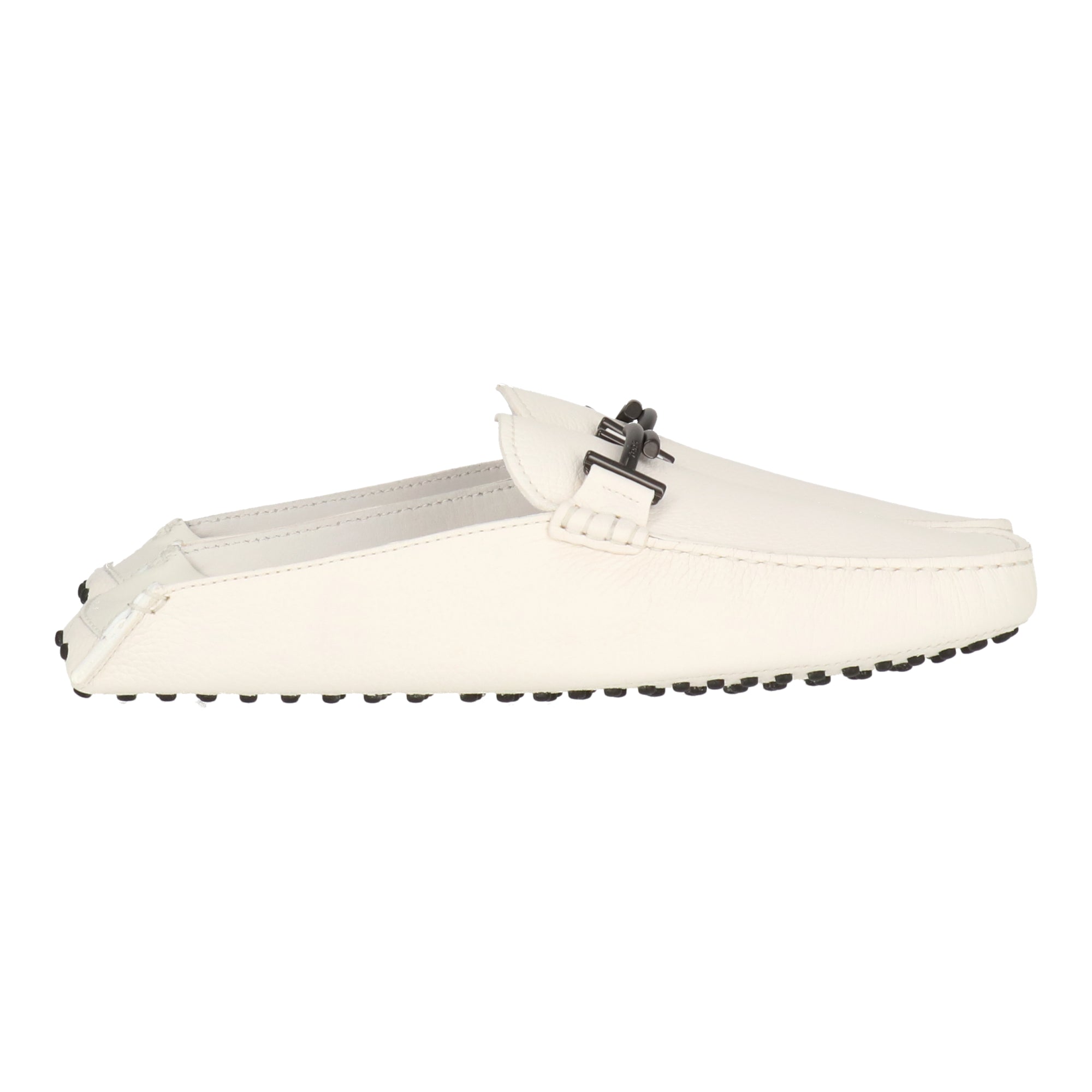 Tods Mens White Loafer