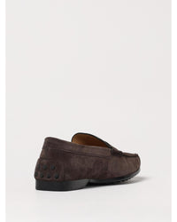 Tod's Gommino Driving Shoes Suede Loafers Men Blue