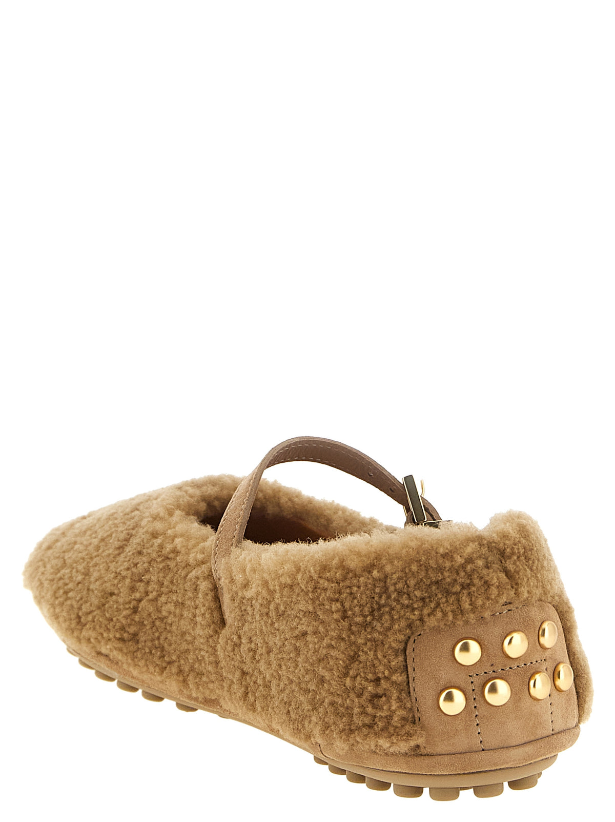 TOD'S Tod's Women 'Gommine' Sheepskin Ballet Flats