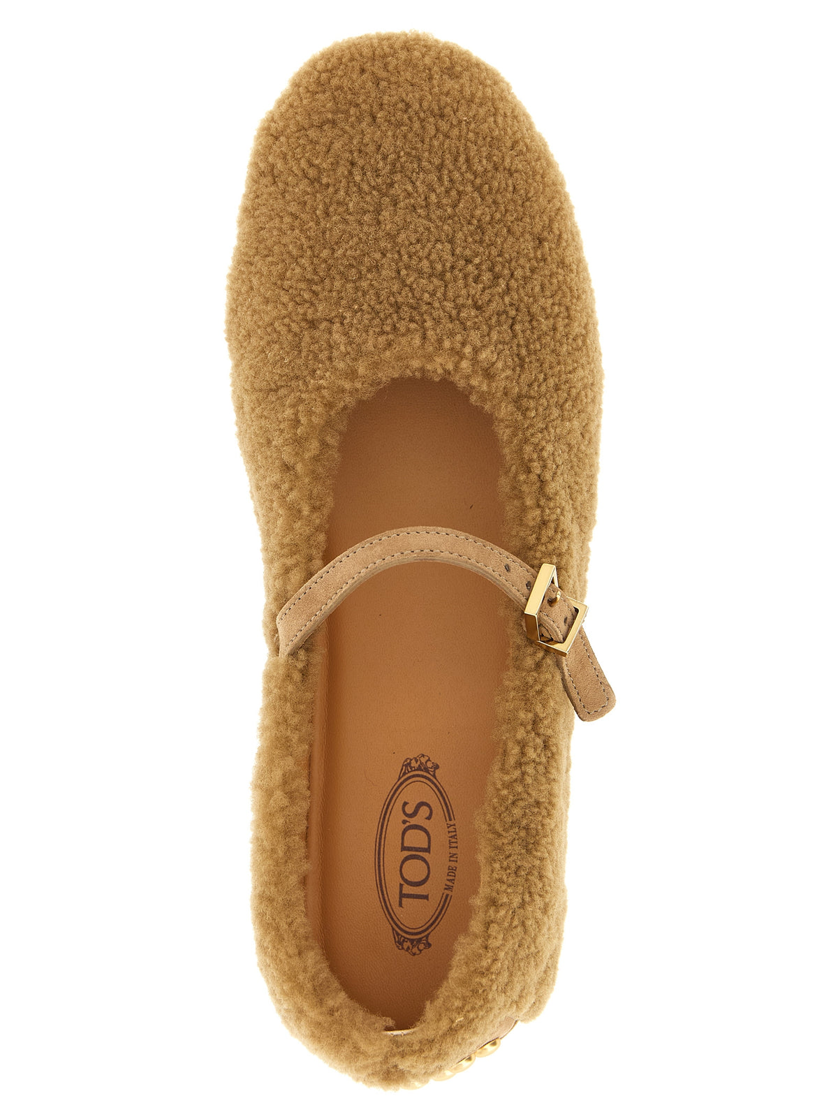 TOD'S Tod's Women 'Gommine' Sheepskin Ballet Flats