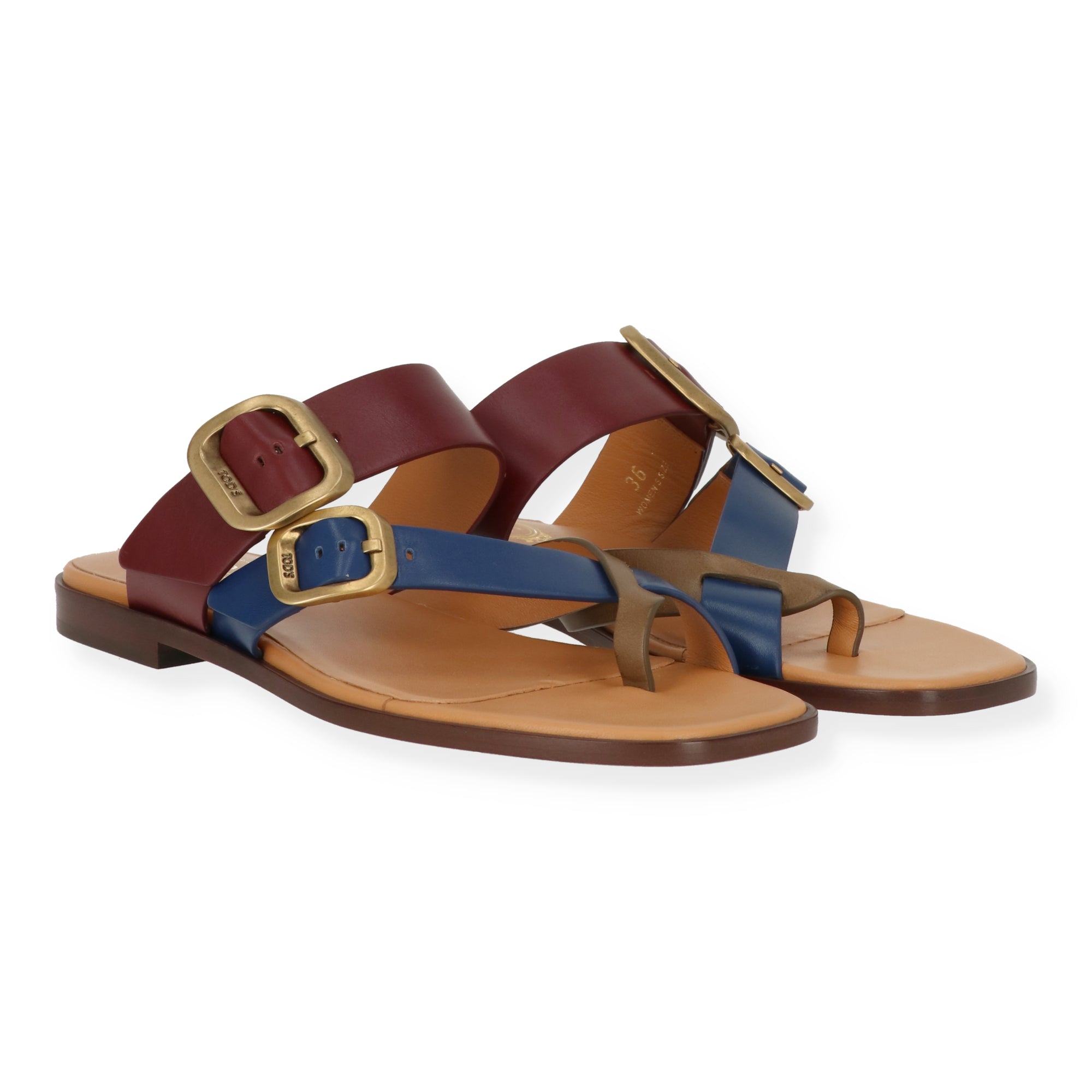 Tods Womens Brown Sandal