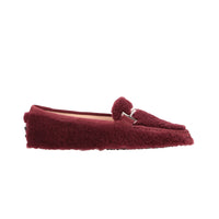 TODS Tods Womens Burgundy Loafer
