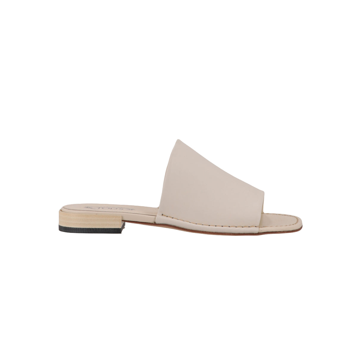 Tods Womens White Sandal