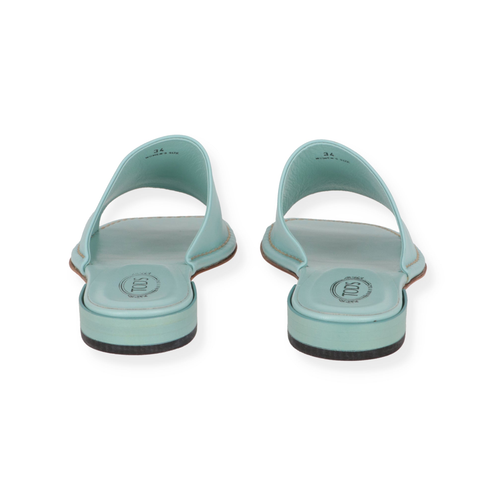 TODS Tods Womens Green Sandal