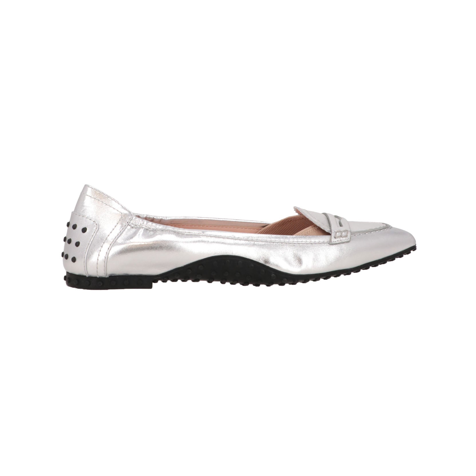 TODS Tods Womens Silver Ballerina