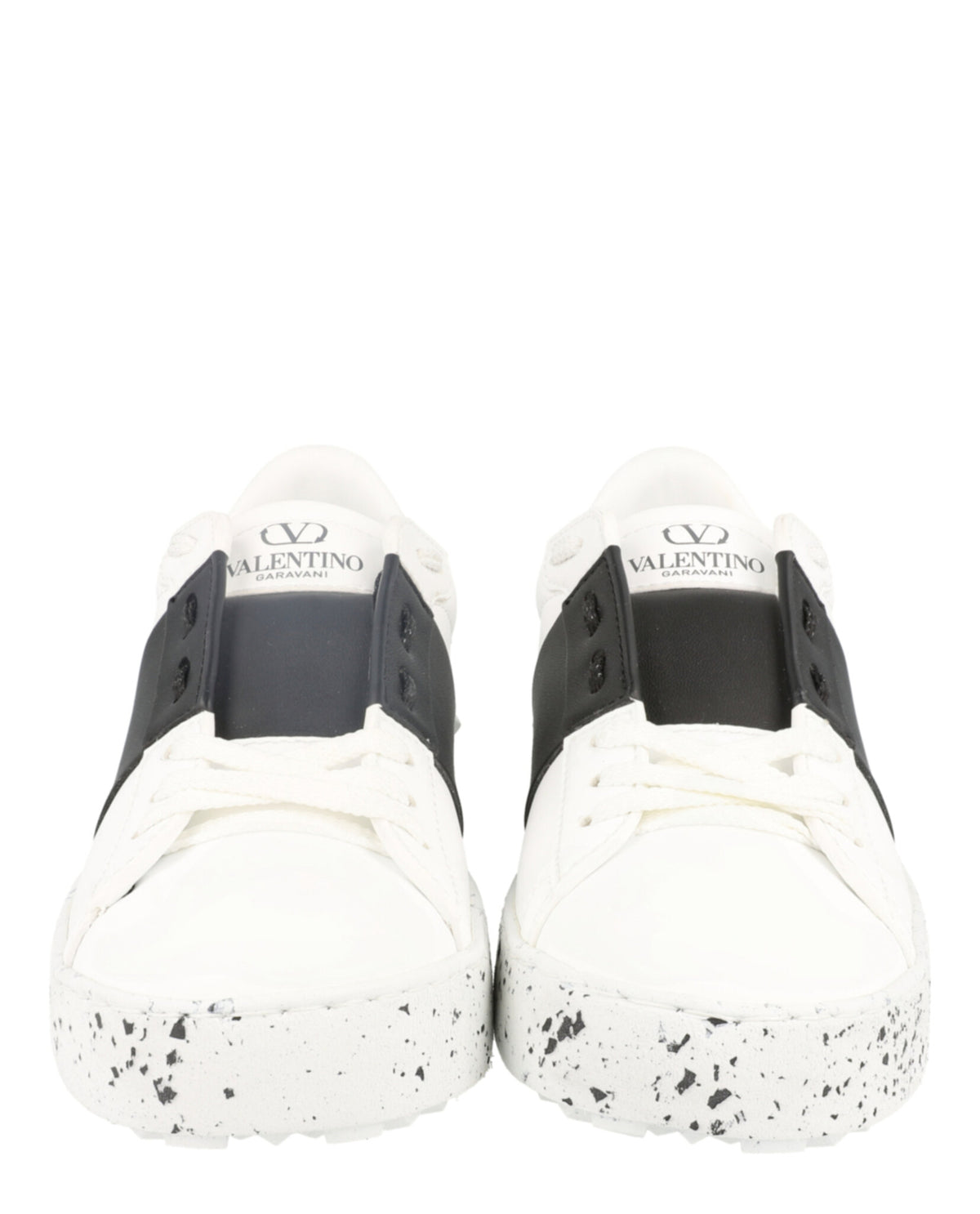 Valentino Valentino Mens Open For A Change Faux Leather Low-Top Sneakers
