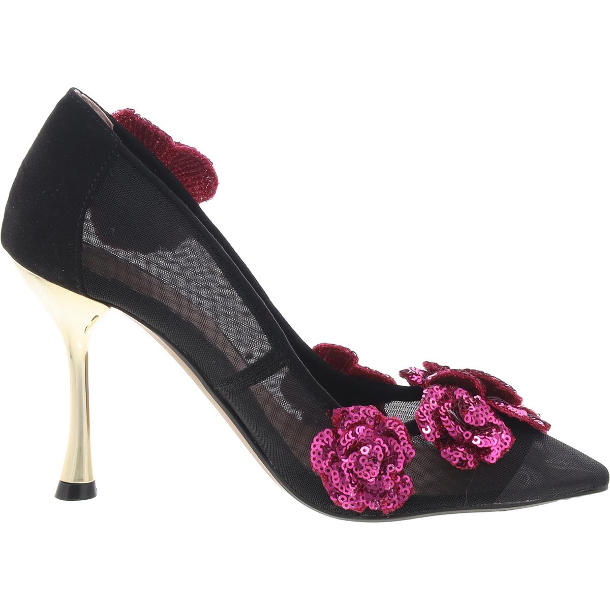 Rossa Womens Embellished Mesh Pumps