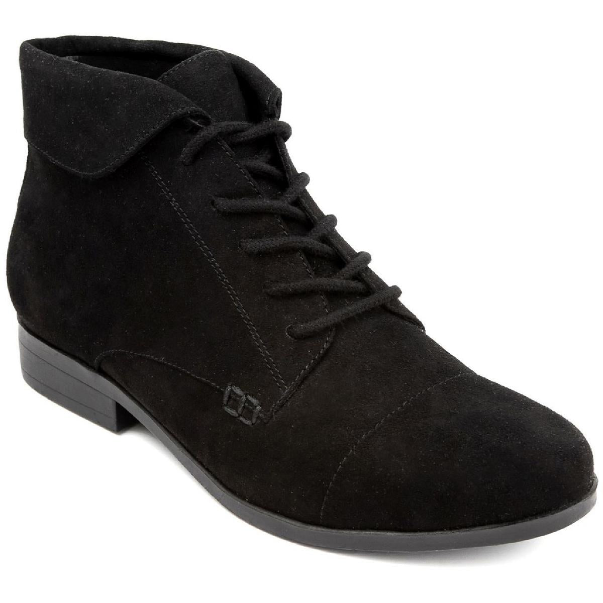 Clora Womens Padded Insole Ankle Combat & Lace-up Boots