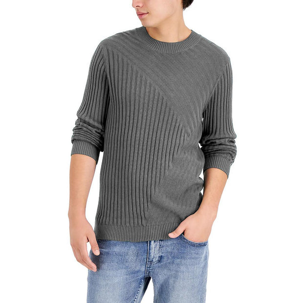 Tucker Mens Cotton Ribbed Crewneck Sweater