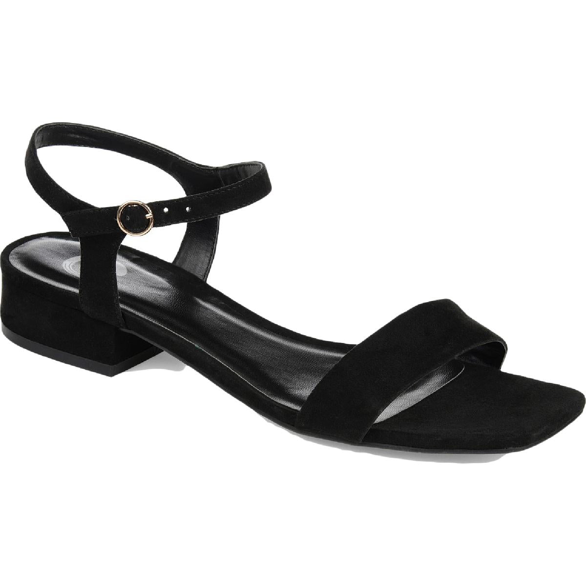 Beyla Womens Padded Insole Square Toe Pumps 8.5 Medium Black
