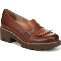 Darcy Womens Fringe Loafers Brown Multi