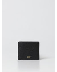 Tom Ford Leather Bifold Wallet Men Black