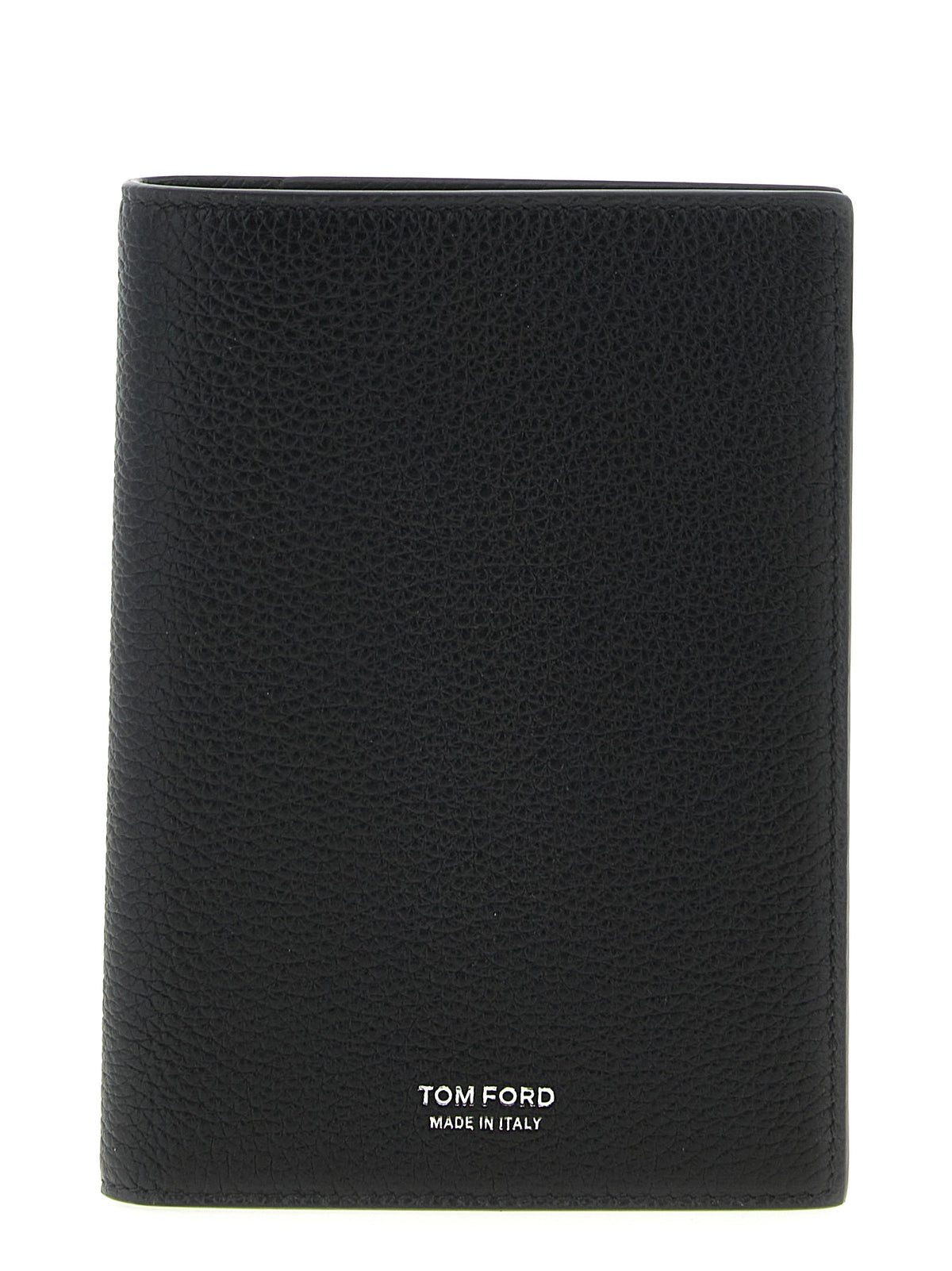 Tom Ford Men Hammered Leather Passport Holder