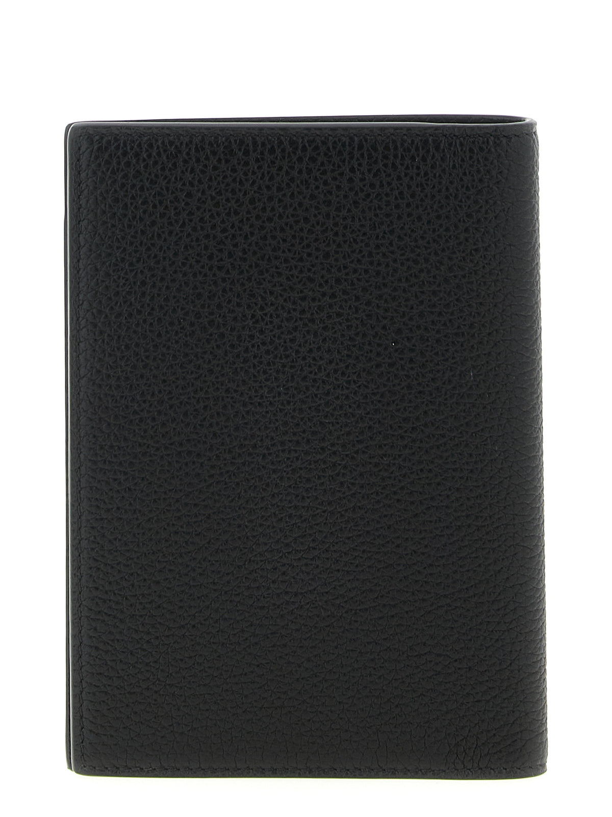 Tom Ford Men Hammered Leather Passport Holder