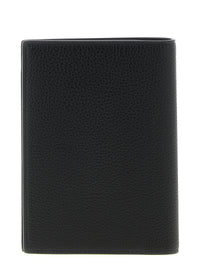 Tom Ford Men Hammered Leather Passport Holder
