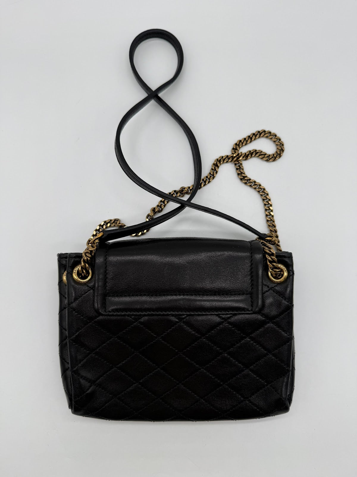 YSL MINI NOLITA IN LAMBSKIN 6727381 - BLACK Small