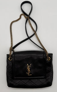 YSL MINI NOLITA IN LAMBSKIN 6727381 - BLACK Small