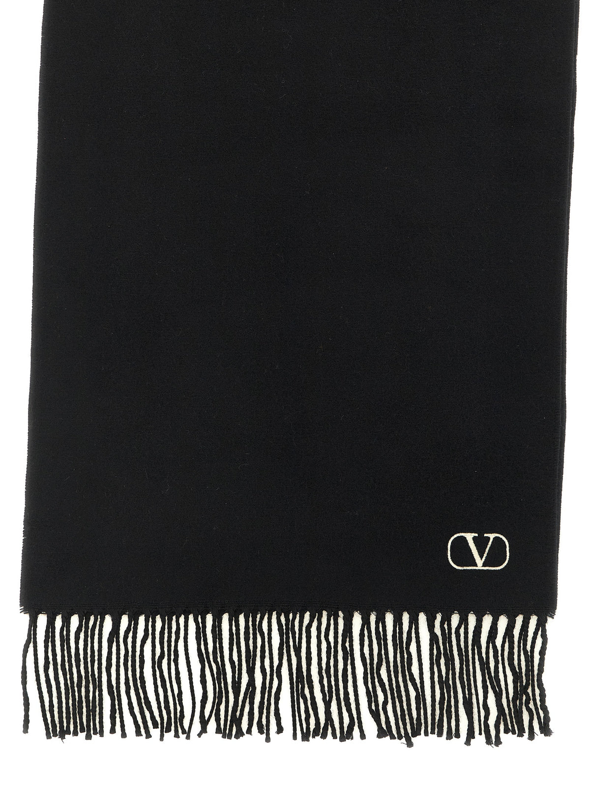 VALENTINO GARAVANI Valentino Garavani Men Cashmere Scarf Valentino Garavani With Fringes