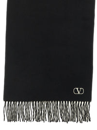 VALENTINO GARAVANI Valentino Garavani Men Cashmere Scarf Valentino Garavani With Fringes