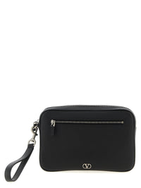 Valentino Garavani Men Valentino Garavani Vlogo Signature Clutch Bag