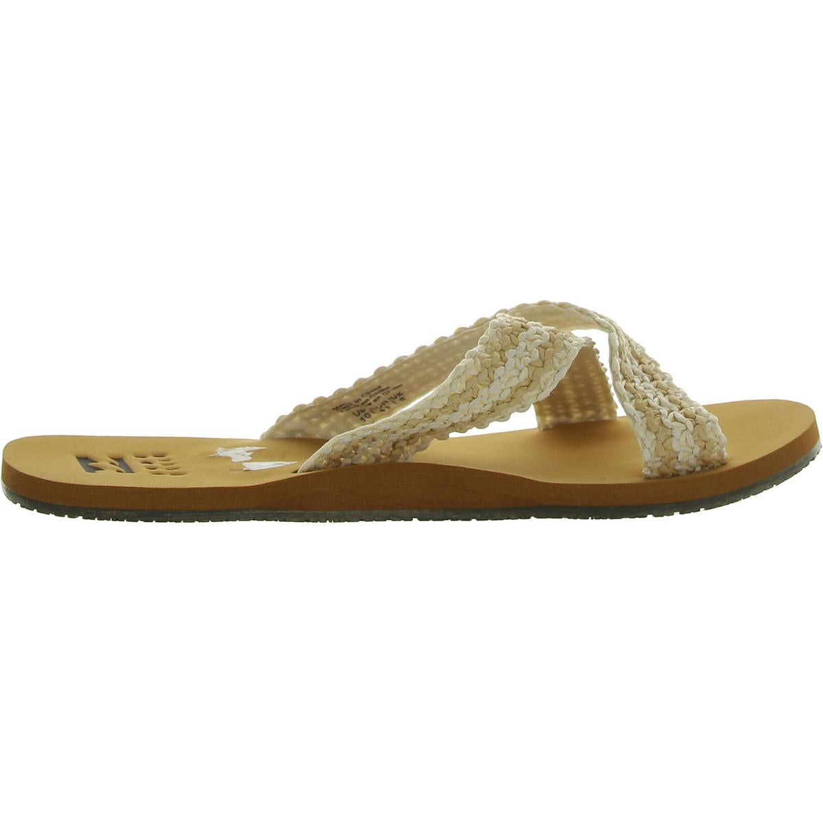 akela Womens Slip On Summer Flip-Flops
