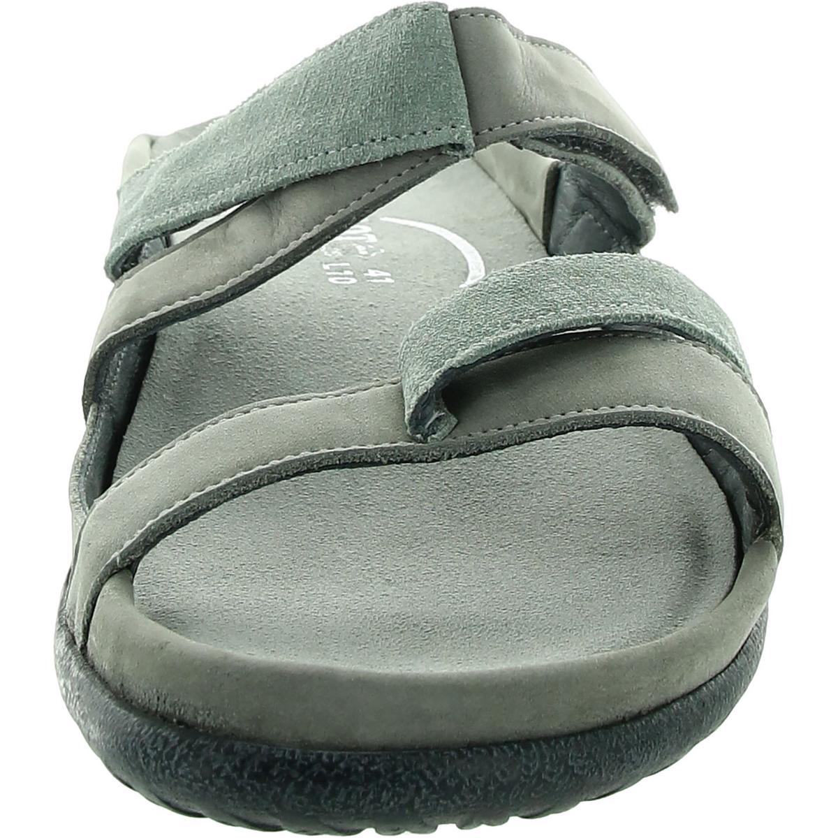 Womens Padded Insole Leather Strappy Sandals