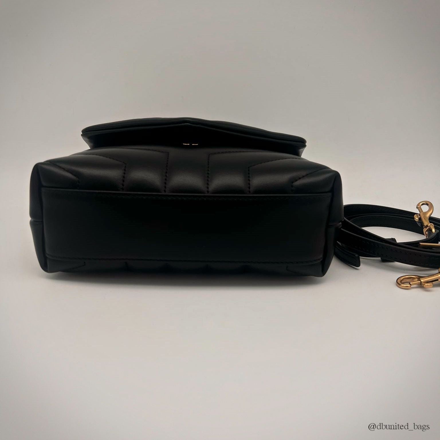 YSL TOY LOULOU IN QUILTED LEATHER 678401 - BLACK
