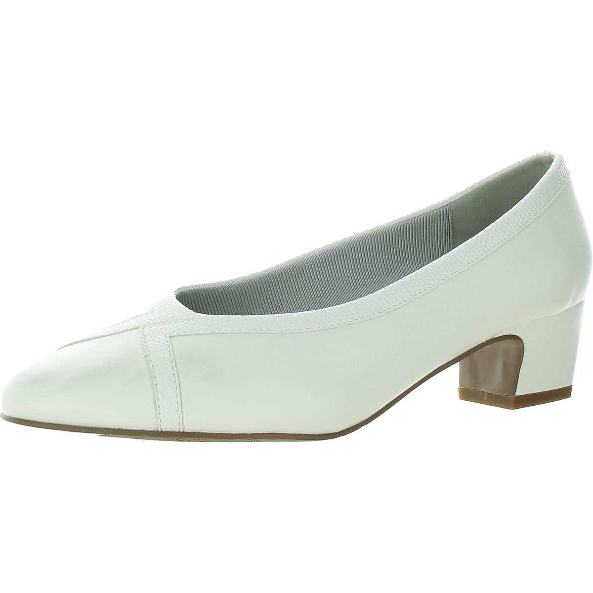 Myrtle Womens Padded Insole Faux Leather Pumps