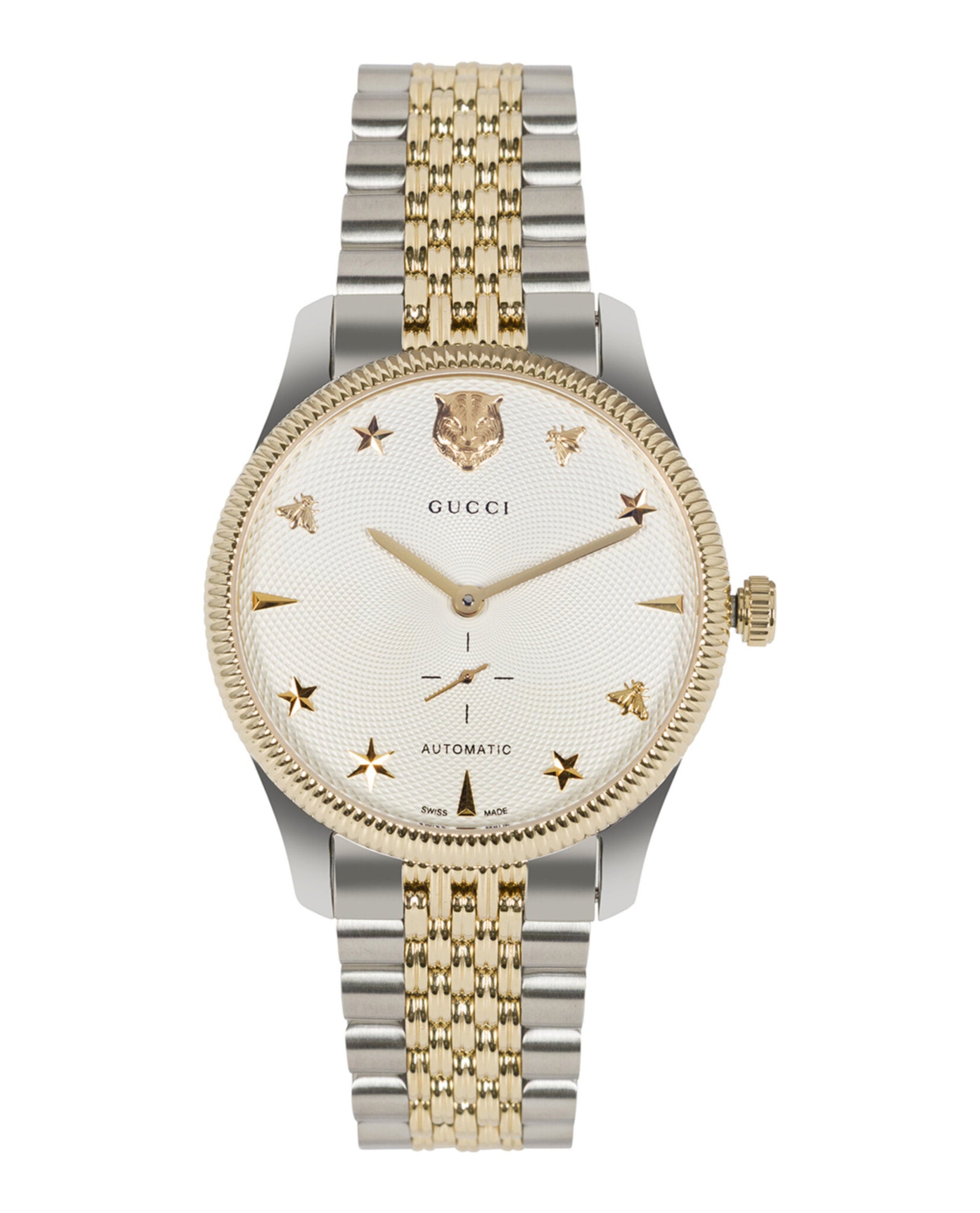 Gucci Unisex-Adult Two Tone 40mm Bracelet Fashion Watch