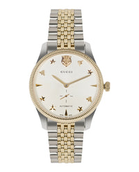 Gucci Unisex-Adult Two Tone 40mm Bracelet Fashion Watch