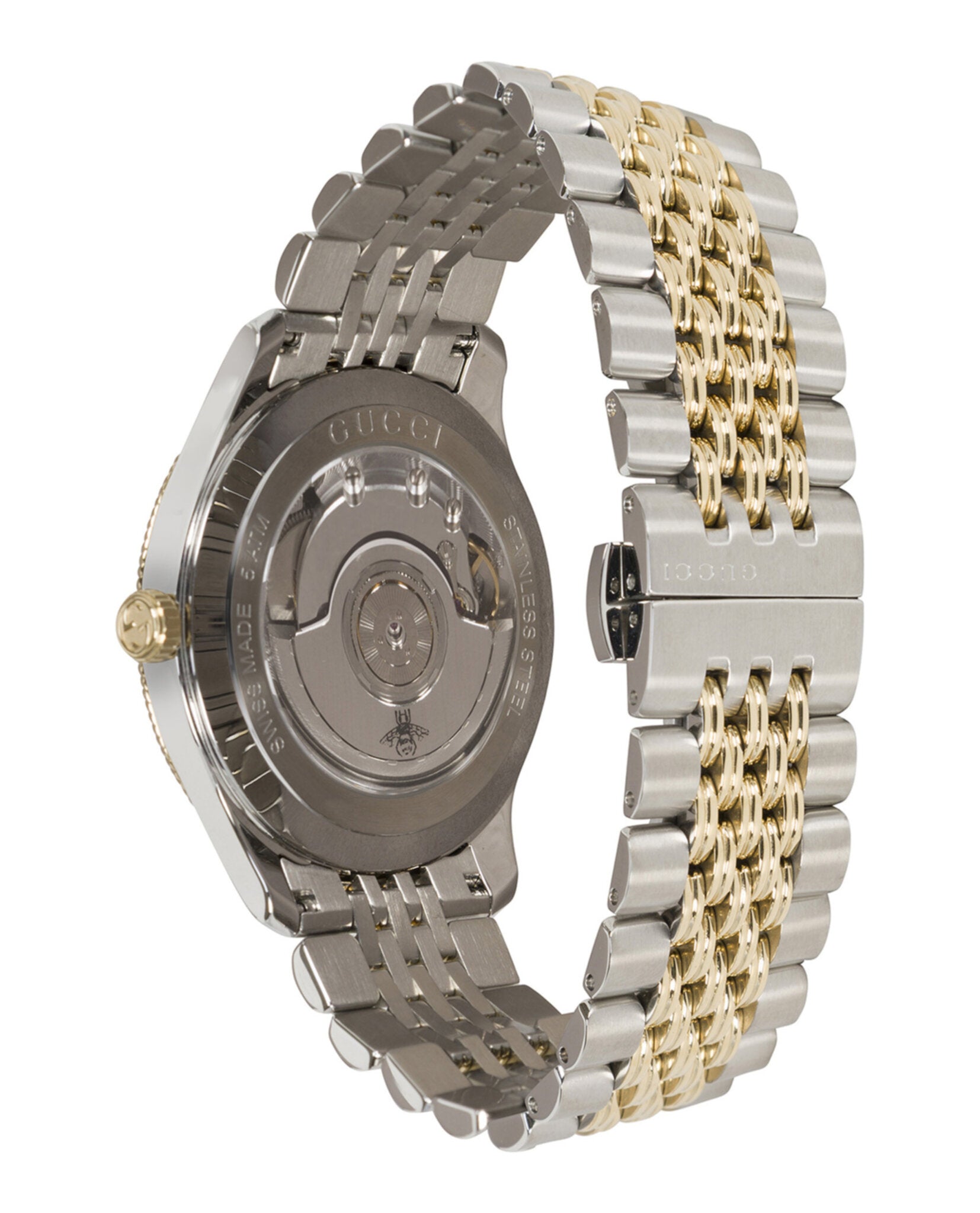 Gucci Unisex-Adult Two Tone 40mm Bracelet Fashion Watch