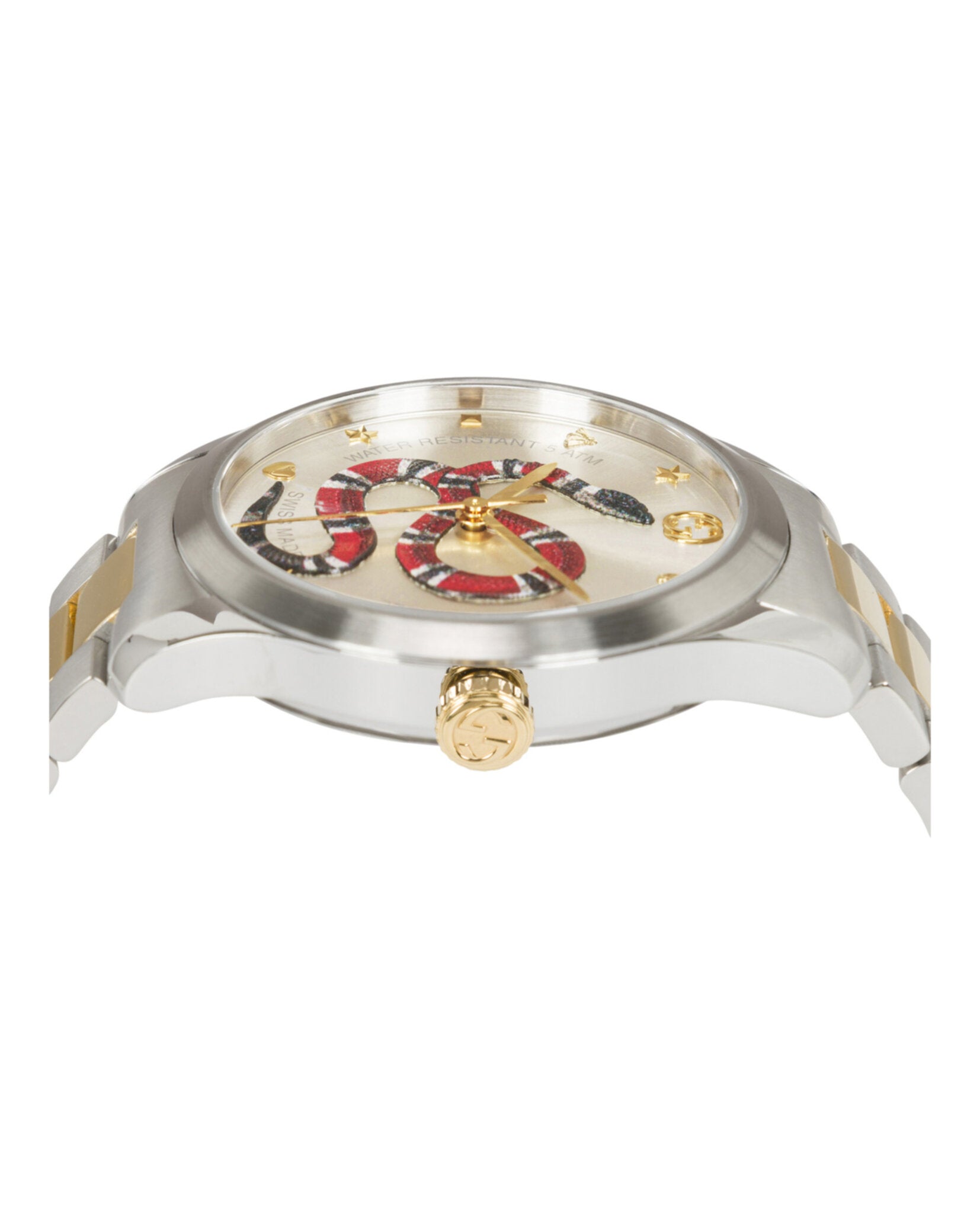 Gucci Gucci Womens  Two Tone 38mm Bracelet Fashion Watch