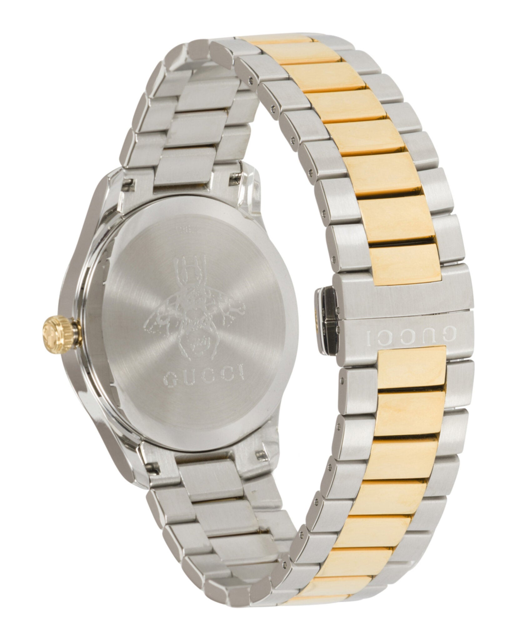 Gucci Gucci Womens  Two Tone 38mm Bracelet Fashion Watch
