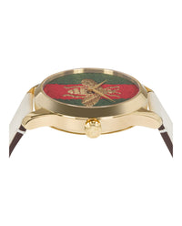Gucci Gucci Womens  Gold 38mm Strap Fashion Watch