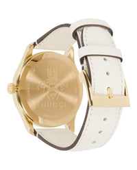 Gucci Gucci Womens  Gold 38mm Strap Fashion Watch