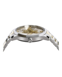 Gucci Womens Two Tone 38mm Bracelet Fashion Watch