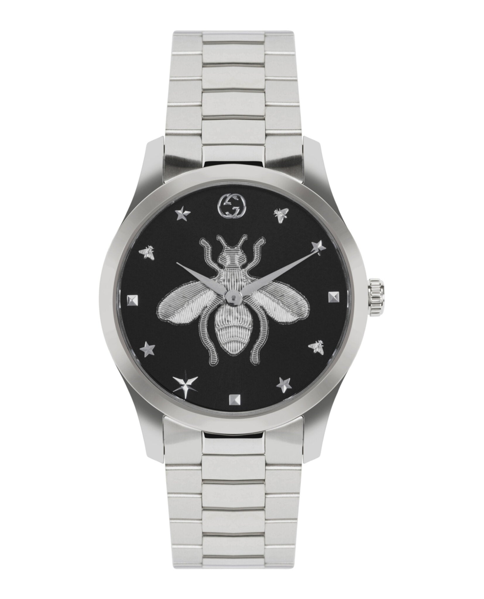 Gucci Womens Stainless Steel 38mm Bracelet Fashion Watch