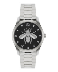 Gucci Womens Stainless Steel 38mm Bracelet Fashion Watch